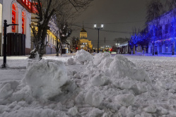 Вольские депутаты после критики СМИ вышли контролировать уборку снега