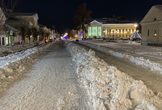 Вольск утонул в сугробах