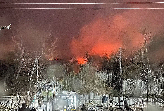 В Вольске сгорел дом на площади 800 квадратных метров