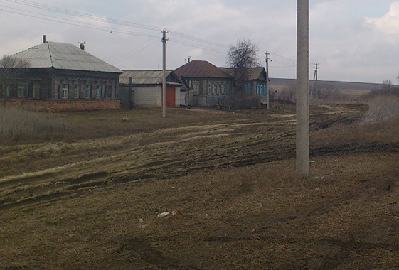 Жители спасли от огня село под Вольском