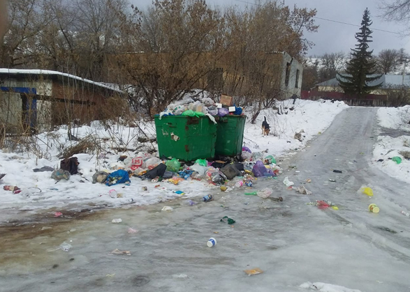 В Вольске порадовались уборке мусора за 15 минут до Нового года