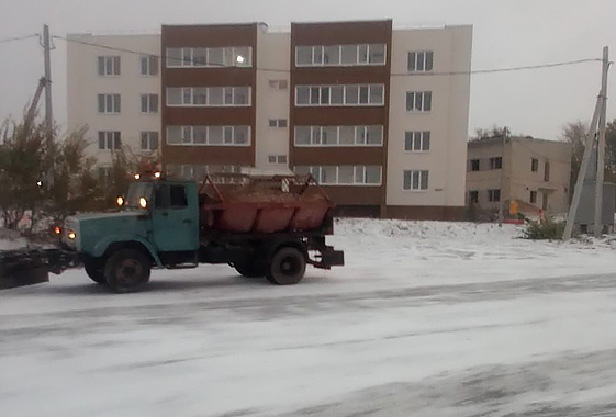 В Вольске выпал первый снег