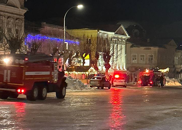 В центре Вольска горело кафе