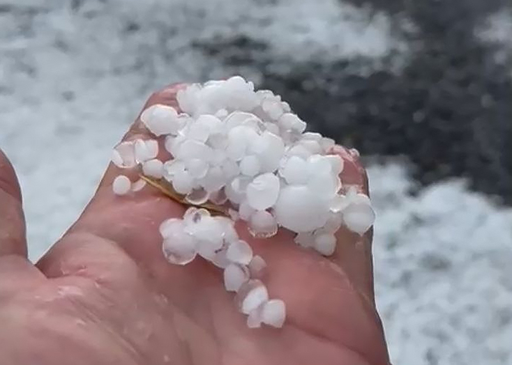 В Вольский район летом вернулась зима