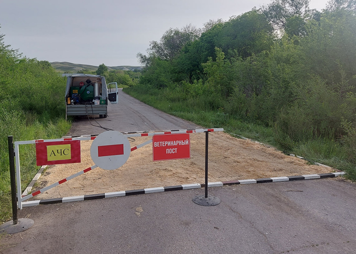 В Вольском районе на учениях по АЧС перекопали дорогу