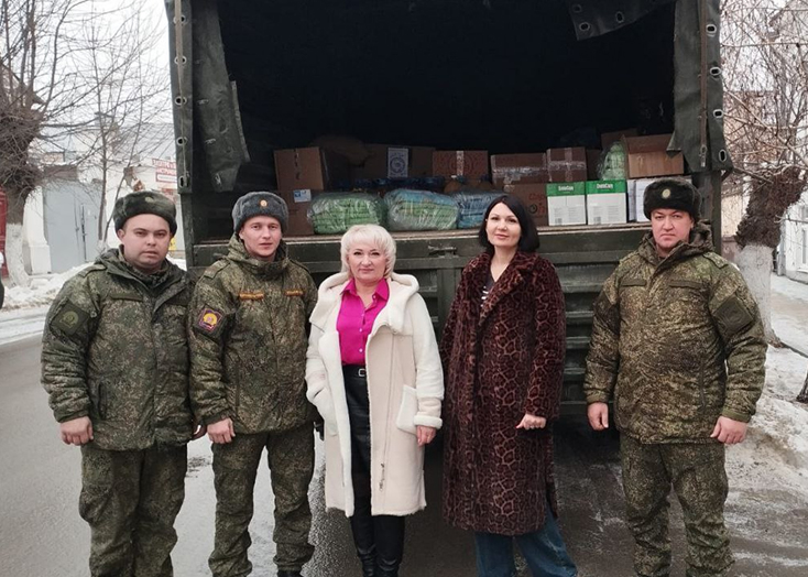 Вольский район собрал для СВО тонну гуманитарного груза