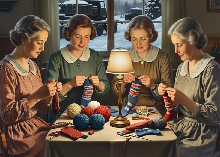 Вольский женсовет призвал вязать носки для бойцов СВО