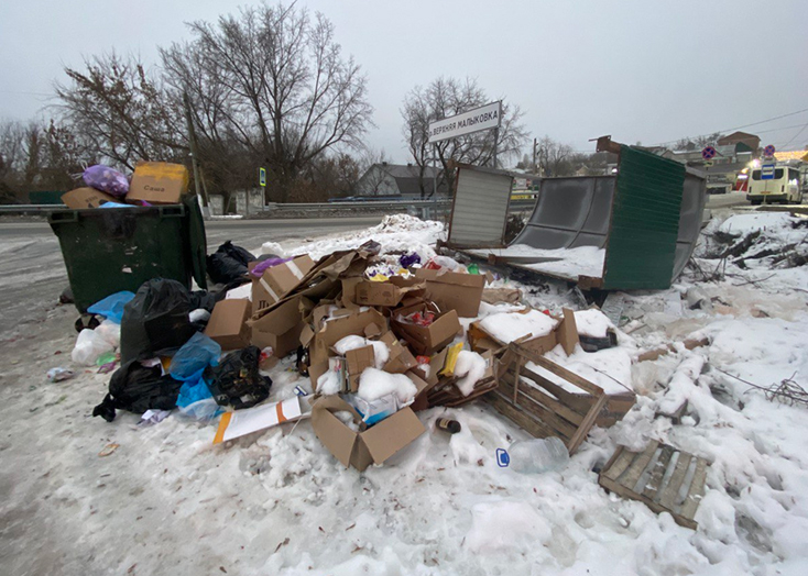 Передвижение по Вольску после снегопада превратилось в квест