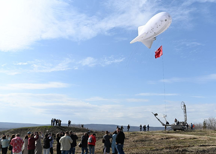 МТС испытала в Вольске аэростат с базовой станцией LTE для связи в удаленных районах