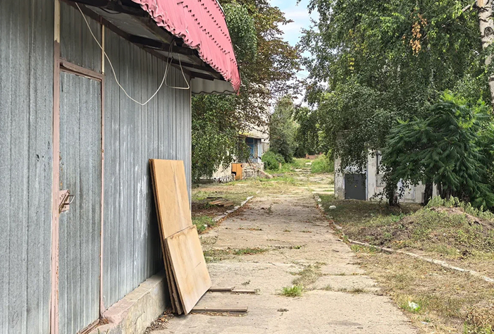 Вольский депутат после критики зачистила заросшую территорию бывшего техникума