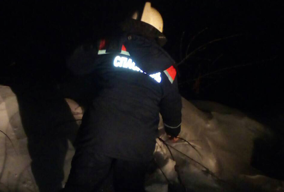 В заснеженном овраге обнаружили мертвого мужчину