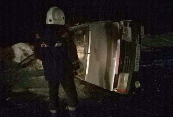 В тройной аварии сгорела «Приора» и погибли 2 человека